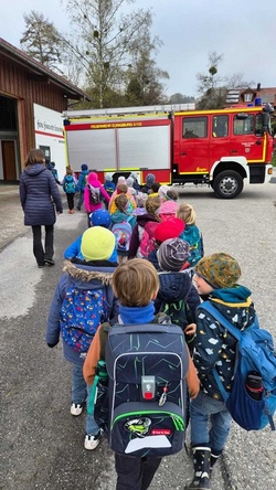 Besuch bei der Feuerwehr