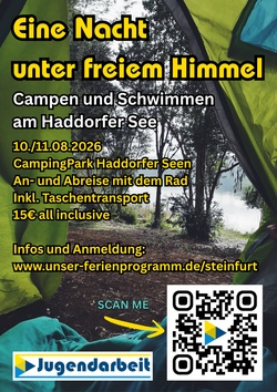 Radtour, Schwimmen, Stockbrot- Einfach ein Tag am See!