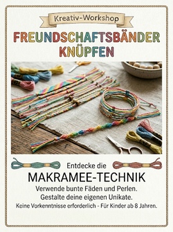 Freundschaftsbänder knüpfen – Kreativ mit Makramee_1