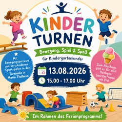 Kinderturnen - Bewegungsparcours