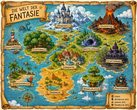 Kreativkurs: Gestalte deine eigene Fantasie-Landkarte!