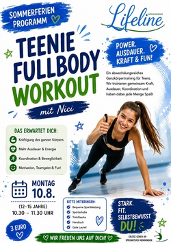Teenie Fullbodyworkout mit Nici