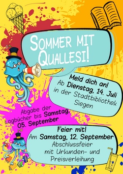 „Sommer mit Quallesi!“ in der Stadtbibliothek Siegen
