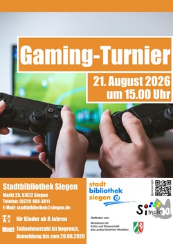 Gaming-Turnier in der Stadtbibliothek Siegen