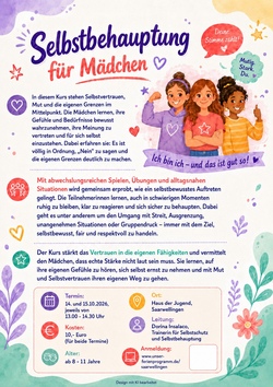 Selbstbehauptung für Mädchen