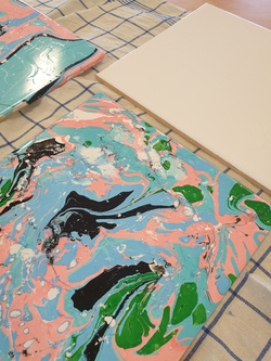 Marmorieren / Pouring