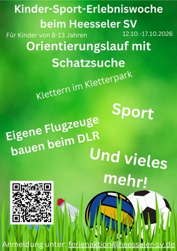 Kinder-Sport-Erlebniswoche Hesseeler SV