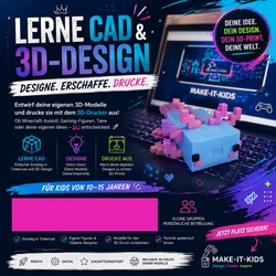 Maker Space - Vom Bildschirm zum echten 3 D-Modell!