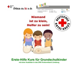 "Niemand ist zu klein, Helfer zu sein" - Erste-Hilfe-Kurs für Grundschüler - Aufbaukurs
