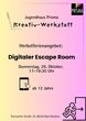 Kreativ-Werkstatt. Digitaler Escape-Room