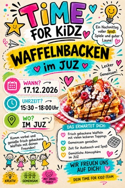 Wir backen Waffeln