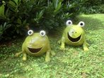 Töpfern: Kürbisgeister / Leuchteule /Gartenfrosch/ Leuchtkugel