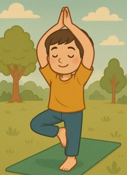 Kinderyoga - Die Lebenskraft in der Natur entdecken