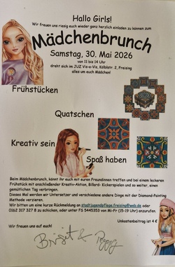 M&auml;dchen- Brunch im Mai