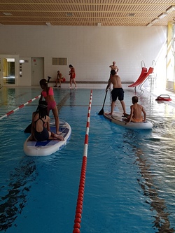 Spa&szlig; im Wasser