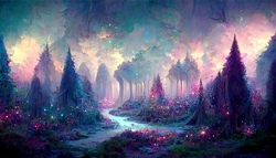 Wanderung durch den Zauberwald am Hintersee in Ramsau