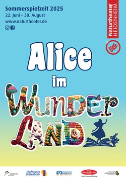 Naturtheater Heidenheim zur Aufführung "Alice im Wunderland"
