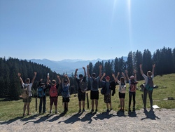 Gruppengaudi am Blomberg