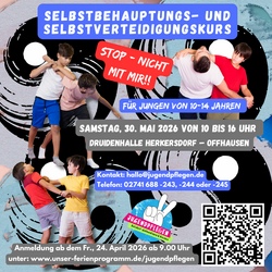 Selbstbehauptungs- & Selbstverteidigungskurs f&uuml;r Jungen