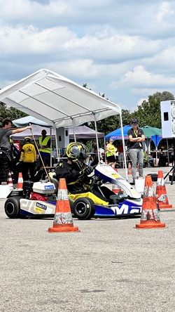 Jugend-Kart-Slalom im Rahmen der Verkehrserziehung