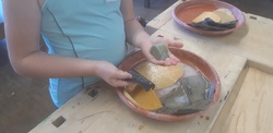 Bildhauern mit Speckstein (2)  