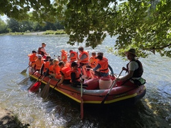 Schlauchbootfahrt I - Loisach