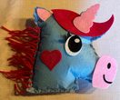 Wir nähen ein kleines Einhornkissen