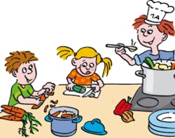 Gemeinsam Kochen und Spaß haben