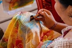 Kreatives Gestalten - Batik