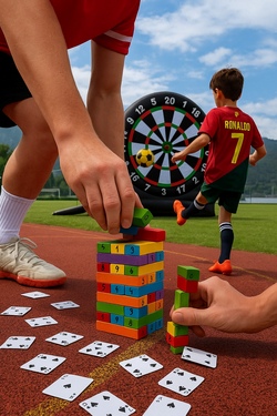 Fitballness Fu&szlig;ball Dart & koordinative Spiele