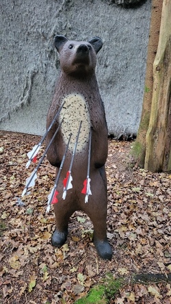 Bogenschießen im 3 D Parcours