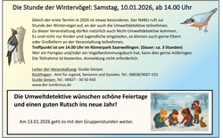 Umweltdetektive - Die Stunde der Winterv&ouml;gel