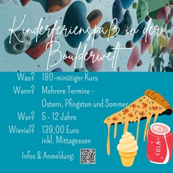 Kinderferienspa&szlig; in der Boulderwelt Regensburg