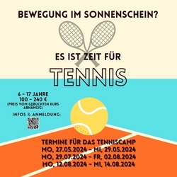 Pfingstferien Tenniscamp des Tennisclub Neutraubling 