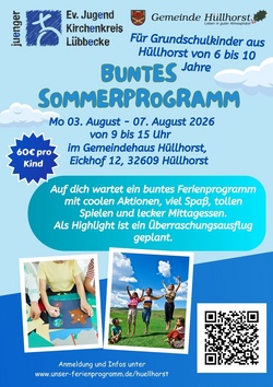 Bunte Sommer-Ferienprogramm Woche