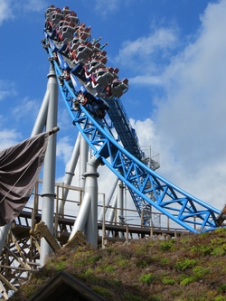 Fahrt in den Europa-Park