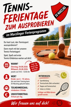 Tennis Schnuppertraining - Angebot 2