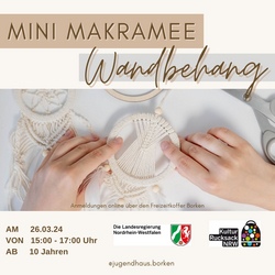 Mini Makramee Wandbehang