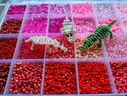 Einfache, flache Perlentiere