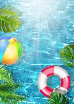 Wasserspiele im Freibad Bönnigheim