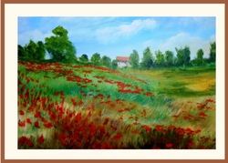 10 Jahre KuK - Mohnfeld nach Monet