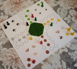 Brettspiel Tiere auf dem Bauernhof