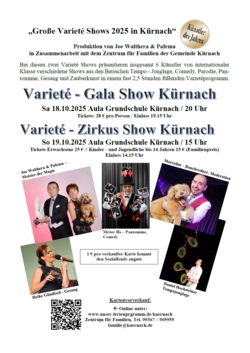 Variet&eacute; - Zirkus Show