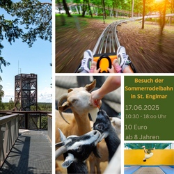 Besuch der Sommerrodelbahn in St. Englmar