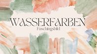 Wasserfarben Faschingsbild