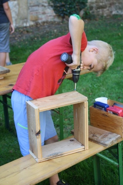 Fachwerk nachbauen für Kinder