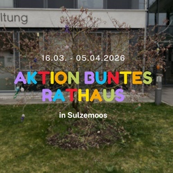 Aktion buntes Rathaus - wir schm&uuml;cken unser Rathaus