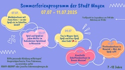 Sommerferienprogramm Woche 1