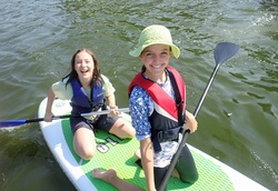 Stand Up Paddling auf der Rems