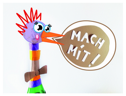 Du verrückter Vogel!